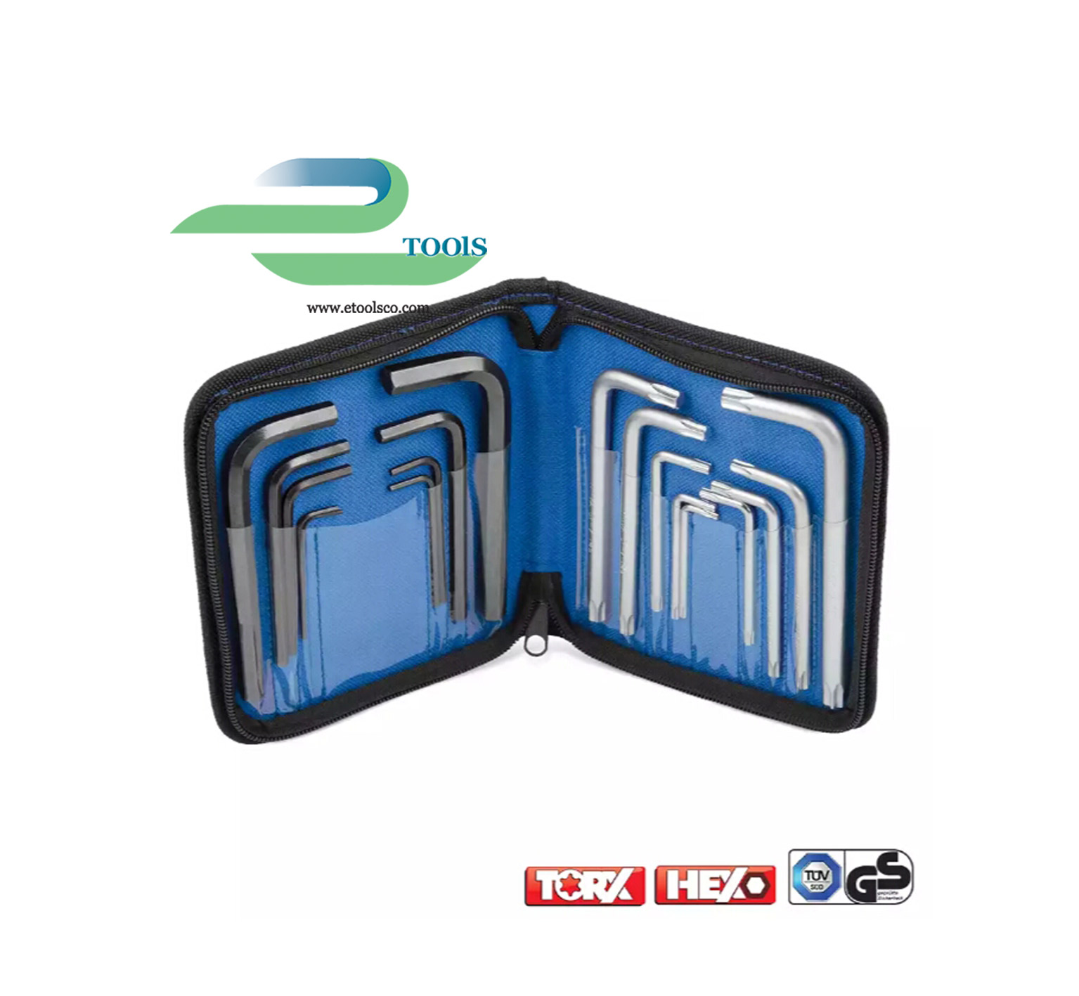 آچار آلن 6 گوش و ستاره ای 18 عددی نووا مدل NTK 1149